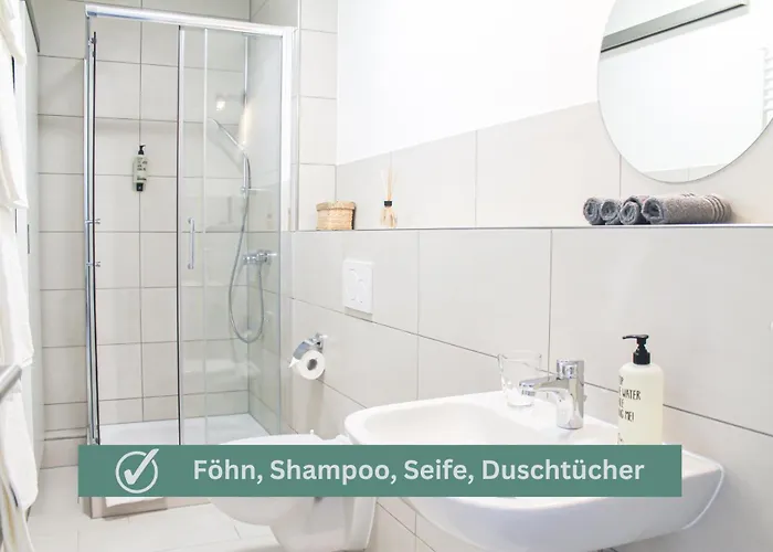 아파트 Tropical - Fuer Freunde & Familien, Stadtnah, Parkplatz, E-ladestation, Gitterbox Fuer Fahrraeder, Fitnessstudio, Digitale Gaestemappe Mit Restaurant- Und Unternehmenstipps *